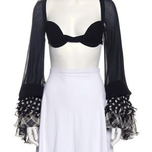 MAJOR ISO Versace Istante Crop Top